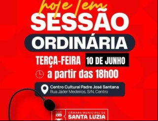 Câmara de Santa Luzia realiza 9ª Sessão Ordinária com foco em inclusão, cultura e desenvolvimento
