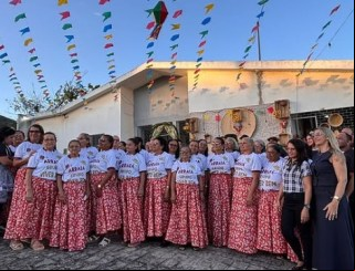 Grupo Viver Bem leva alegria e forró ao Arraiá do ILPI em Pilõezinhos